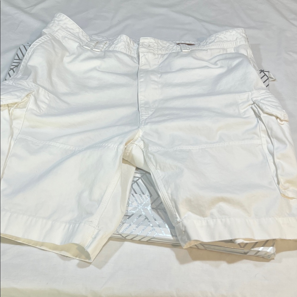 Ralph Lauren White Polo Shorts